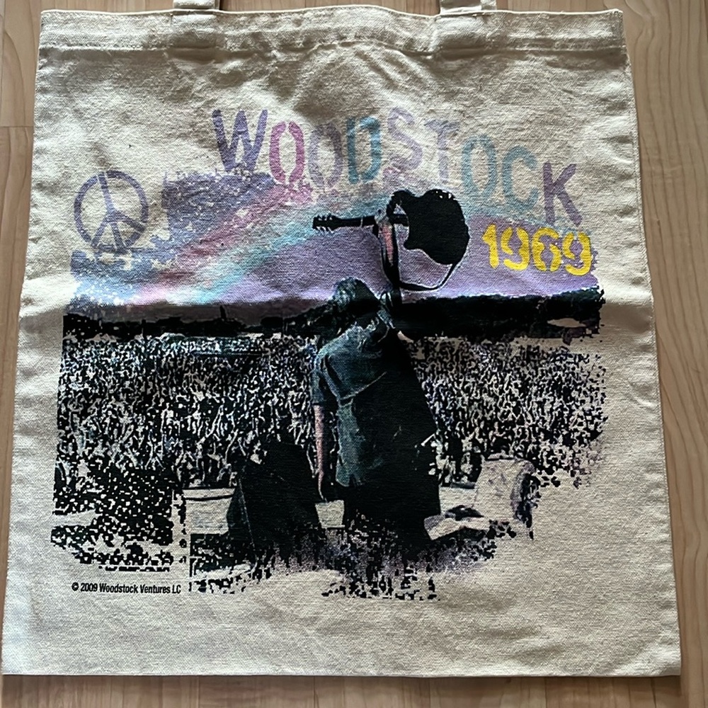 Woodstock tote bag